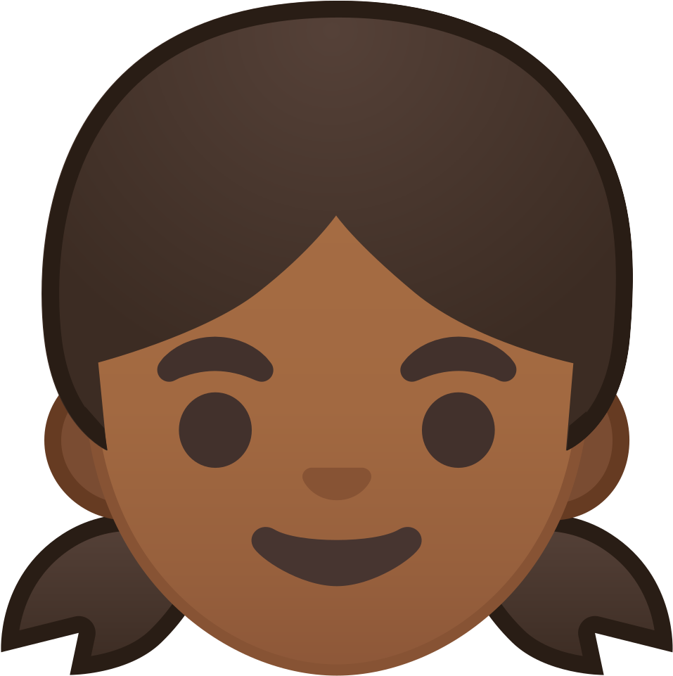 Download Svg Download Png - Girl Emoji Png Icon (1024x1024), Png Download