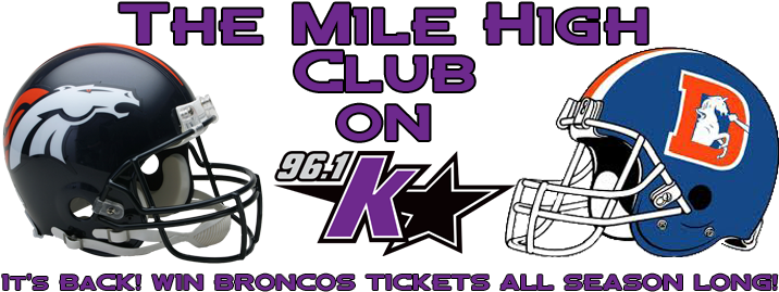 The Mile High Club On - Riddell Denver Broncos Vsr4 Full-size Authentic Football (775x285), Png Download