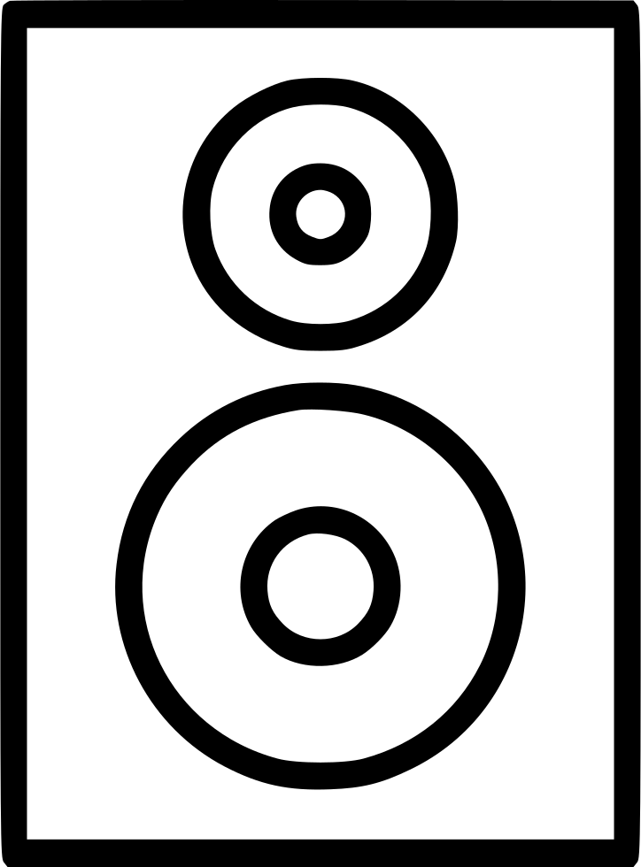 Speaker Dj Speaker - Volkswagen (724x980), Png Download