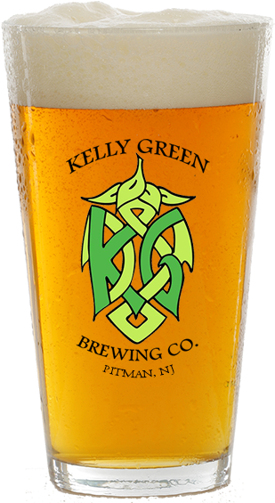 Kelly Green Brewing Co - Beer Glassware (600x600), Png Download