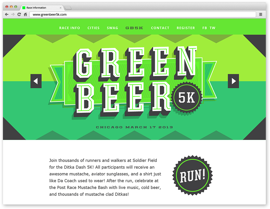 Green Beer 5k Final Logo Design - Graphic Design (1140x755), Png Download