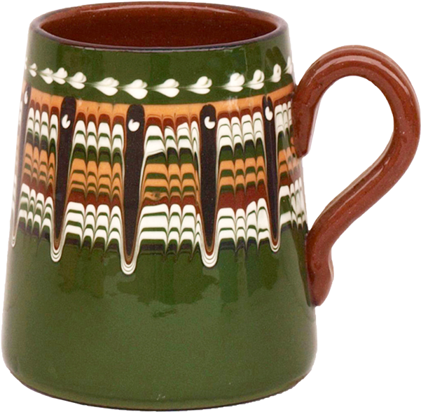 Pottery Dark Green Beer Mug, Dark Green - Beer (600x600), Png Download