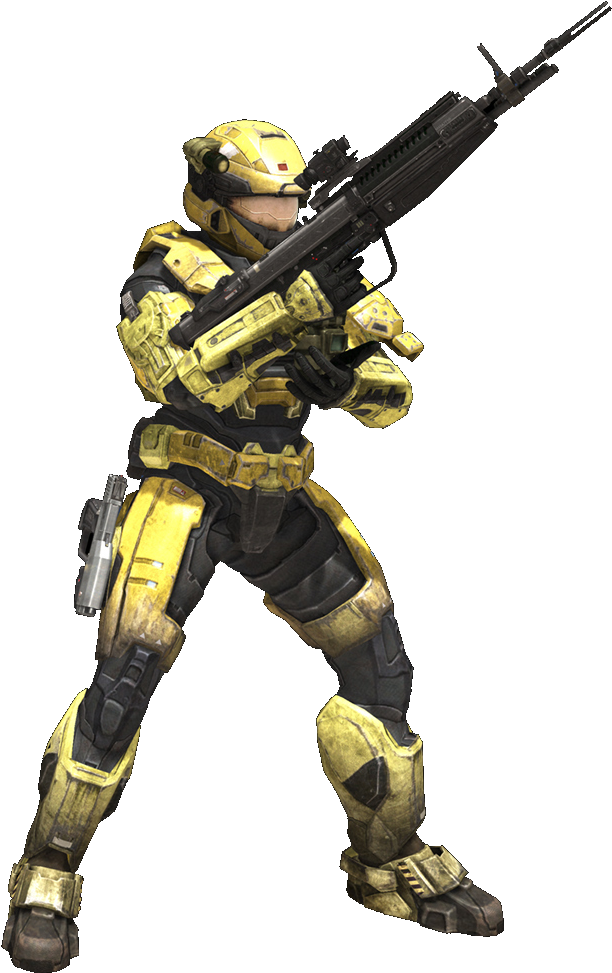 Luna - Halo Reach Spartans Png (621x978), Png Download