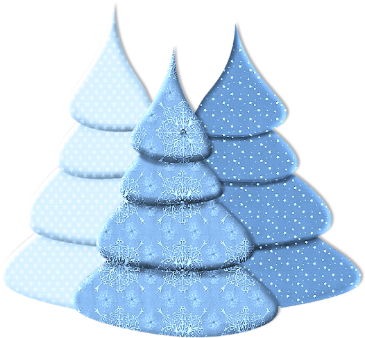 Christmas Clipart, Christmas Printables, Christmas - Blue Christmas Tree Png (526x488), Png Download
