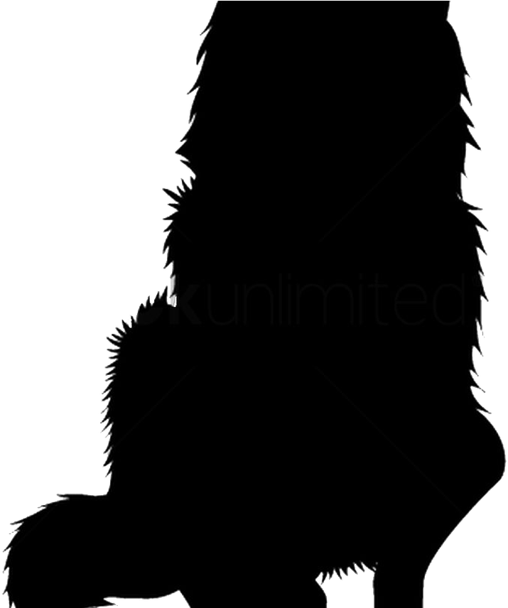Sitting Dog Silhouette For Free Download On Mbtskoudsalg - Dog (1368x855), Png Download