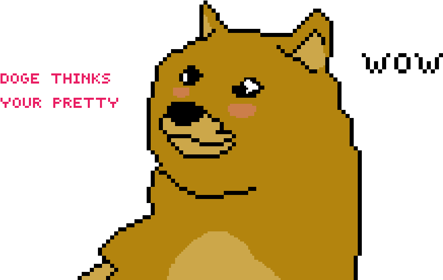 Slightly Derpy Doge - Doge (1024x576), Png Download