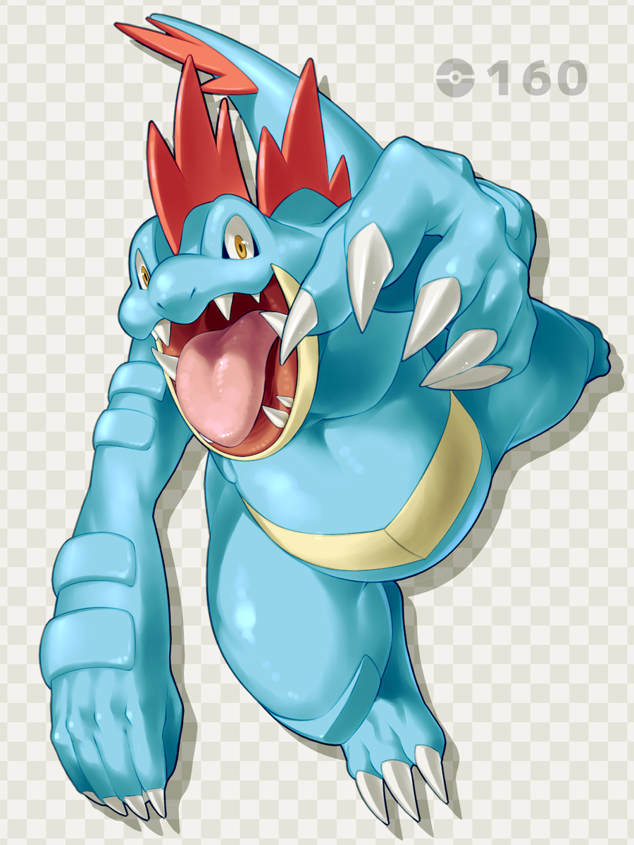 1502396256106 - Feraligatr Fanart (900x1200), Png Download