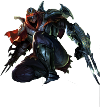 Original Render By Ev Free Stock - League Of Legends Zed Png (1024x576), Png Download