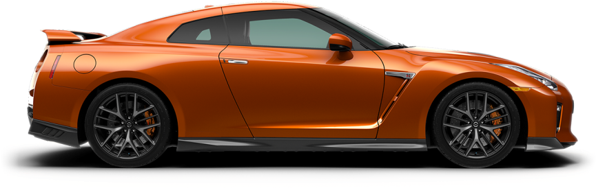 Multi-led Head Lamps - Nissan Gtr Side Png (1160x653), Png Download