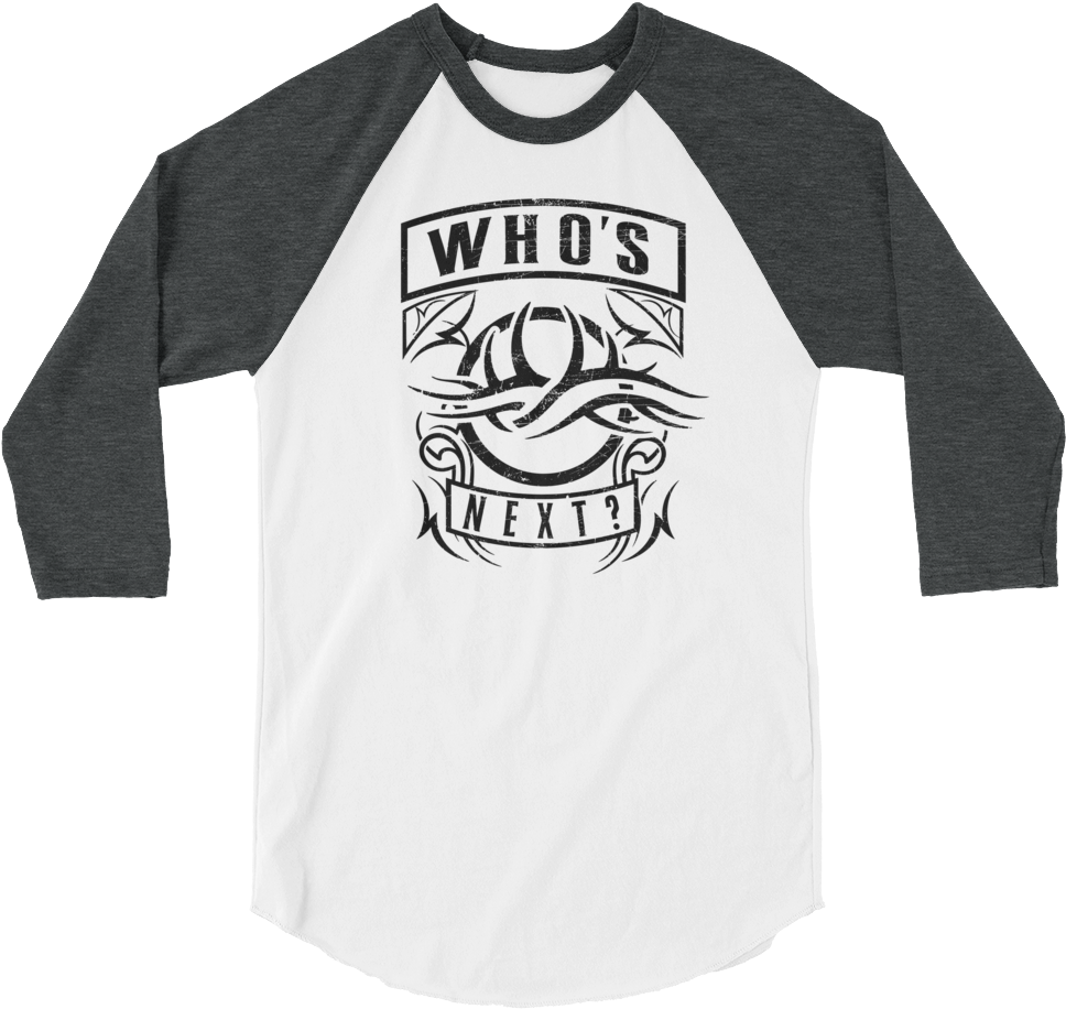 Goldberg "who's Next" 3/4 Sleeve Raglan Shirt - Wanderlust T Shirts (1000x1000), Png Download