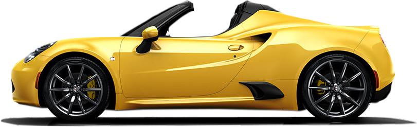 Lambo Transparent Side View Png Free Download - Alfa Romeo (849x286), Png Download