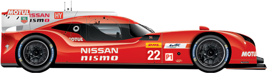34th, - Nissan Gtr Lm Nismo #22 (520x232), Png Download