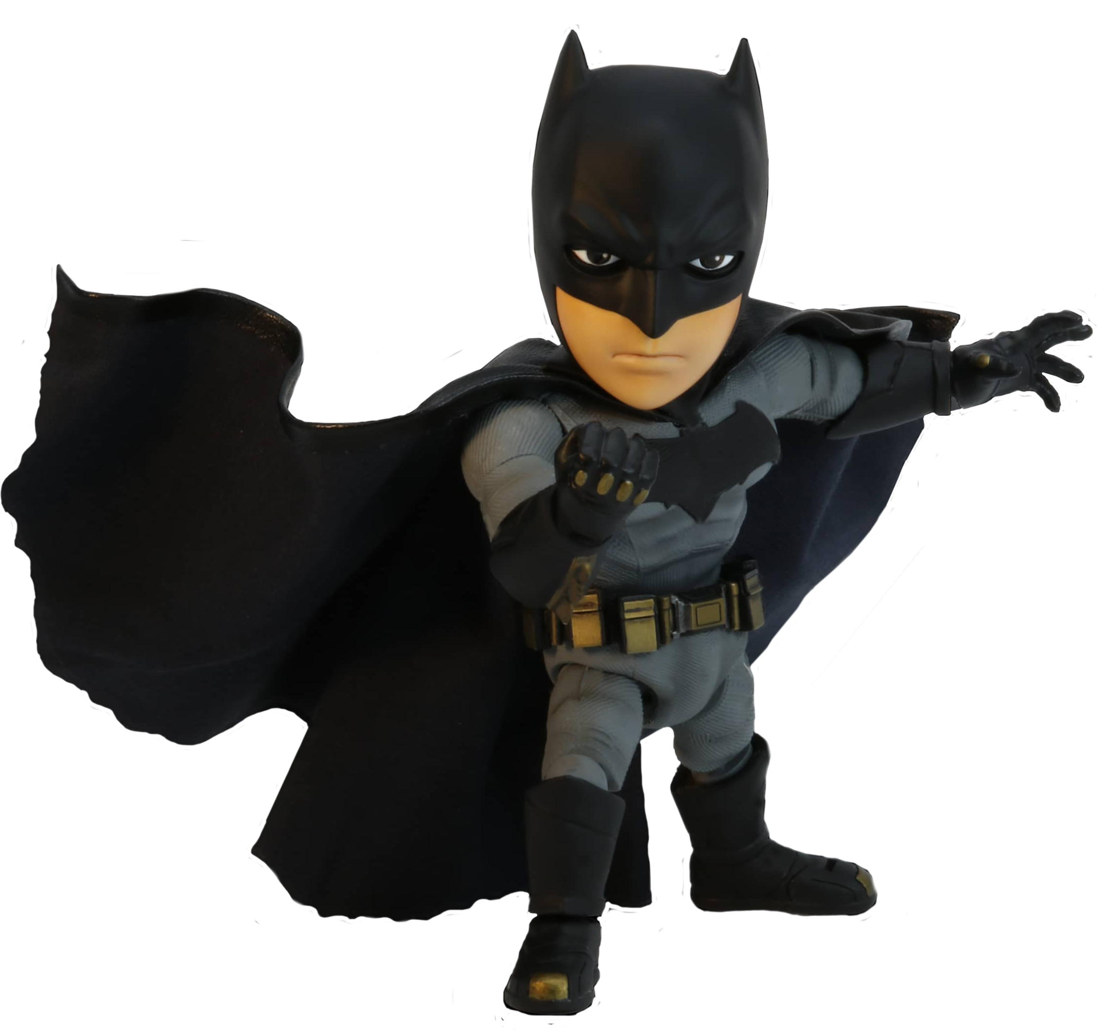 Batman Vs Superman - Batman V Superman: Batman Hybrid Metal Figuration Action (2282x2116), Png Download