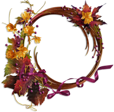 Kaz Creations Deco Flowers Flower Circle Frames Frame - Ilginç Çiçekli Çerçeveler Png (400x379), Png Download