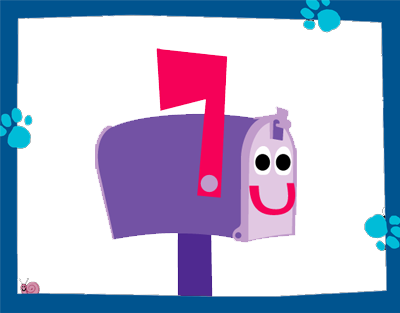 Blue's Clues - Blues Clues Characters Mailbox (400x313), Png Download