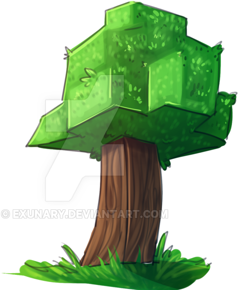 Minecraft Clipart Tree - Дерево Майнкрафт Пнг (800x600), Png Download