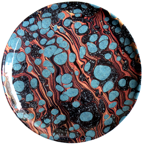 Turquoise Marble Dinner Plate - Marble (500x500), Png Download