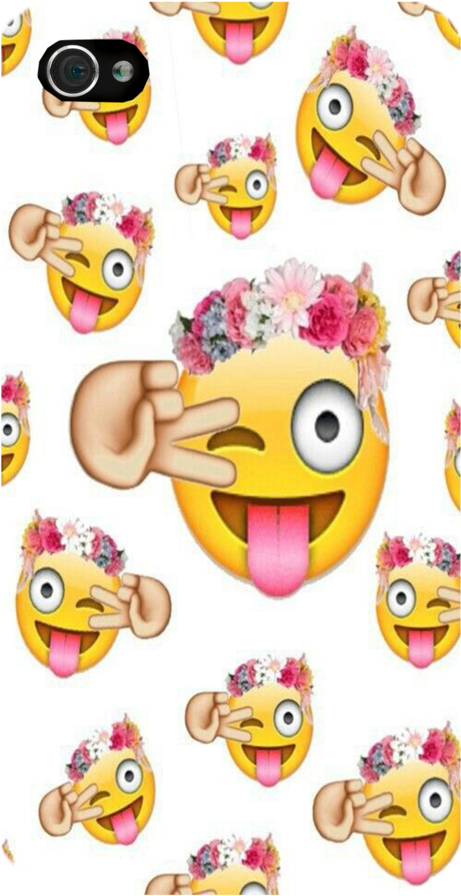 Winking Emoji - Fondos De Pantalla De Emojis (681x1023), Png Download