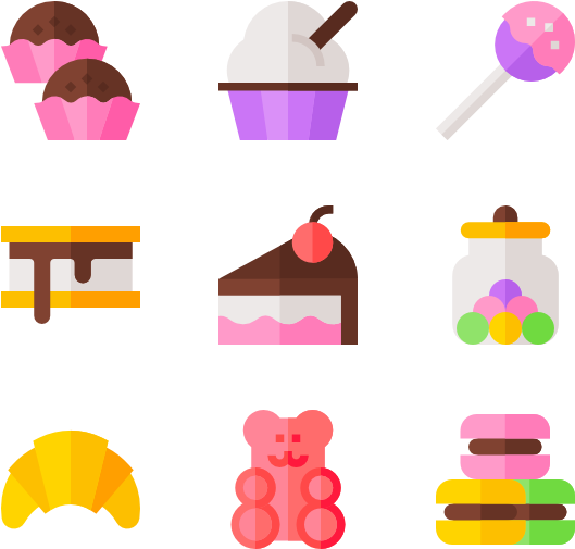 Sweet And Candy Shop - Gummy Bear (600x564), Png Download