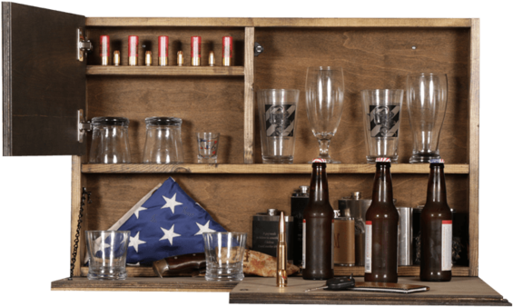 Wooden Sign Color - American Flag Wooden Sign Version 2 (620x620), Png Download