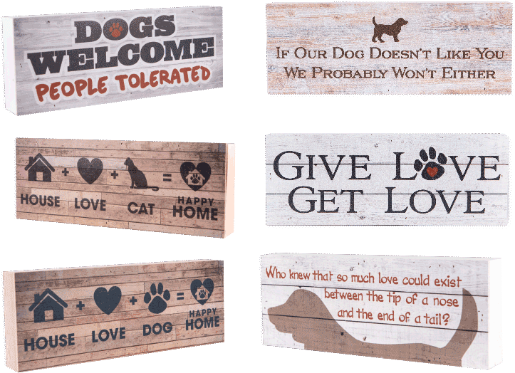 Large Pallet Box Sign - House + Dog + Love = Happy Home (800x600), Png Download