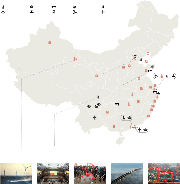 In China, Projects To Make Great Wall Feel Small - Diagram (720x1129), Png Download