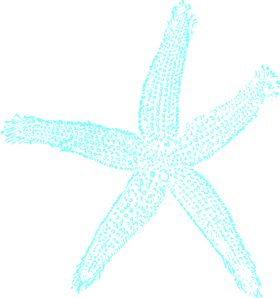 Maehr Starfish Wedding Clip Art At Clker - Starfish Clip Art Transparent Svg (564x599), Png Download