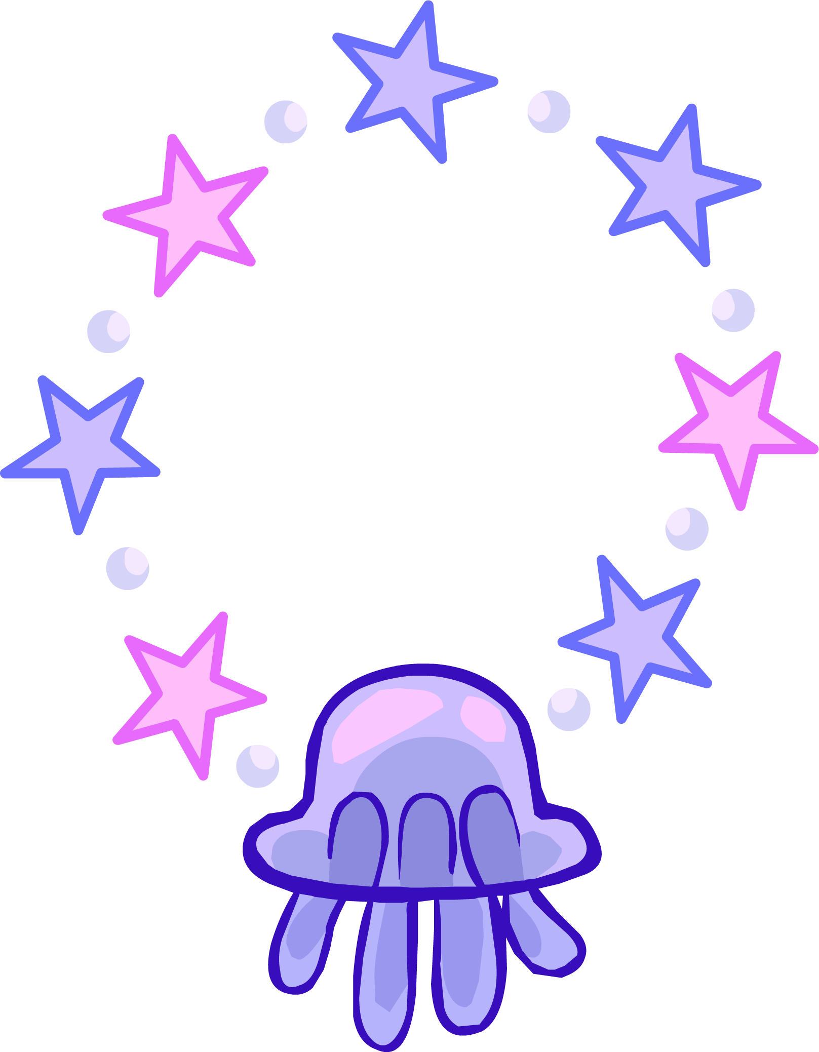 Yellow Starfish Png Clip Art - Club Penguin Necklaces (1617x2077), Png Download