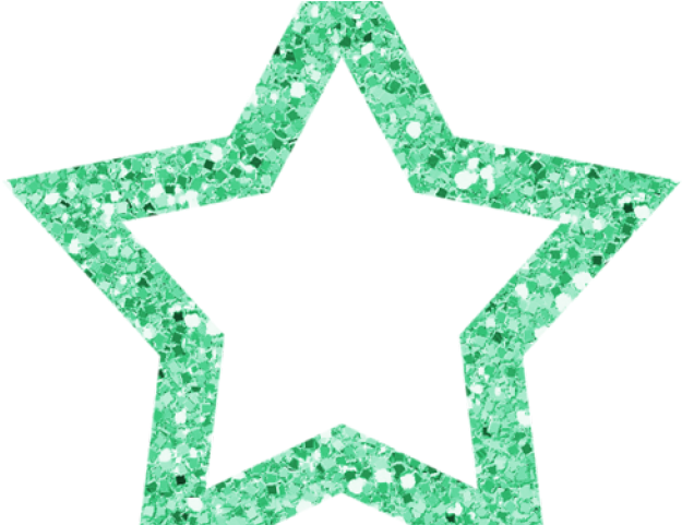 Starfish Clipart Christmas - Clip Art Gold Glitter Star (640x480), Png Download