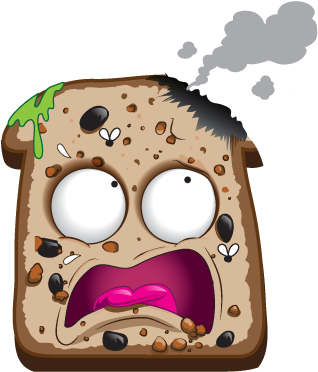 Ranc#raisin-toasts - Raisin Bread (412x406), Png Download