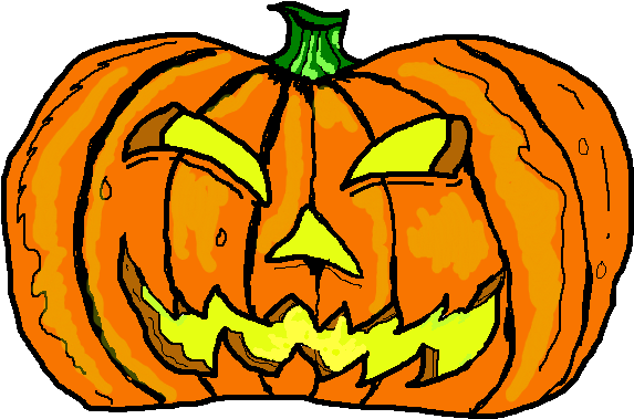 Jack O Lantern Cute Jack Lantern Clip Art Free Clipart - Halloween Clipart Jack O Lantern (600x419), Png Download