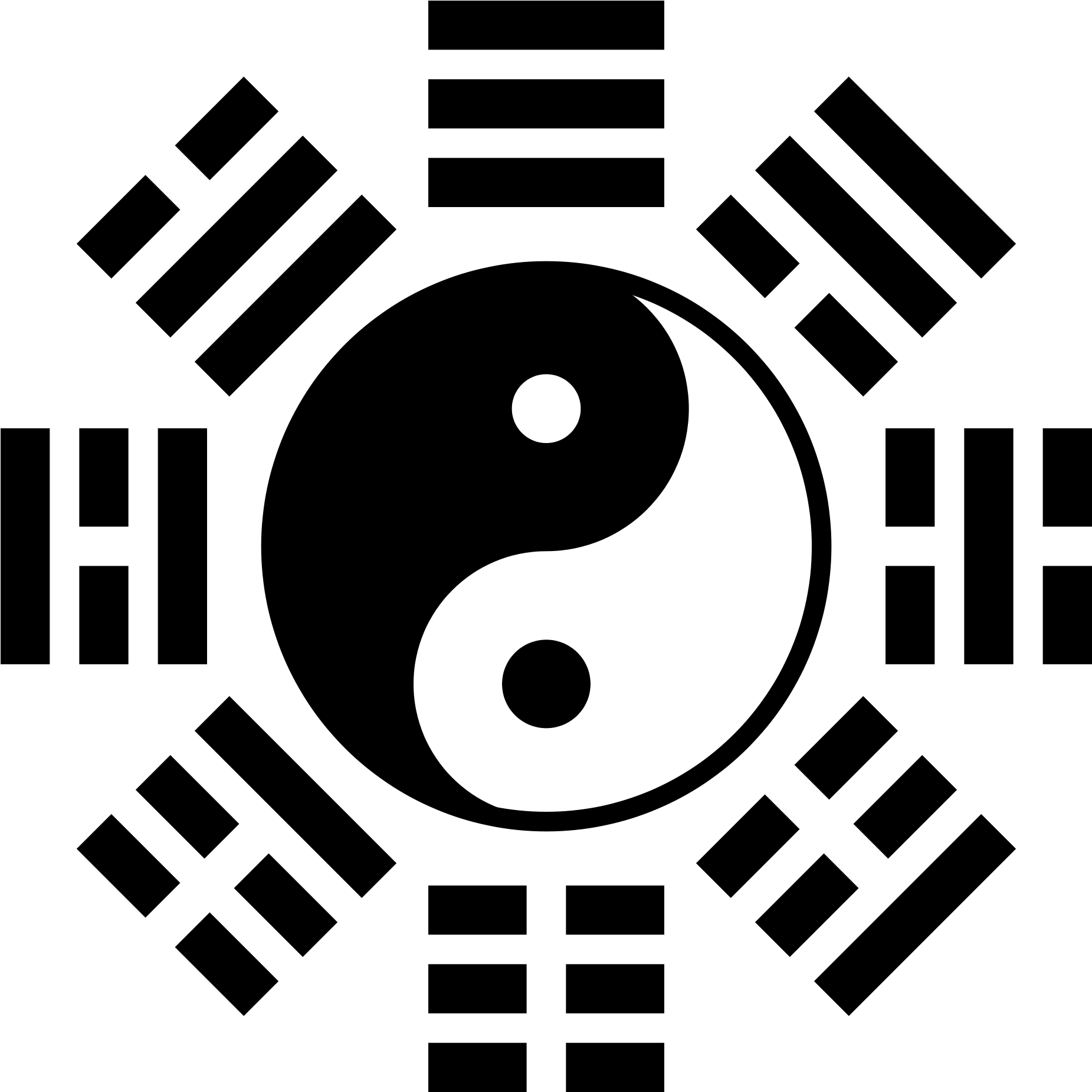 Open - Yin Yang I Ching (2000x2000), Png Download