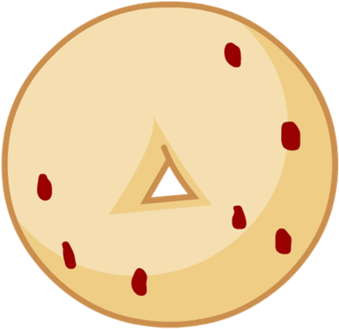 Raisin Bagel - Wiki (497x479), Png Download
