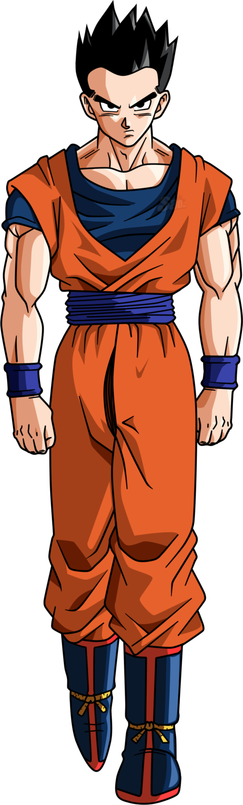 The Ultimate Warrior Is Back And Stronger Than Ever - Imagenes De Dragon Ball Super Gohan (491x1626), Png Download