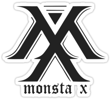 Kpop Logos, Monsta X Wonho, Shownu, Kihyun, Bts And - Monsta X Logo Png (375x360), Png Download