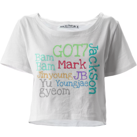 Got7 Crop Tee $44 - Design (455x455), Png Download