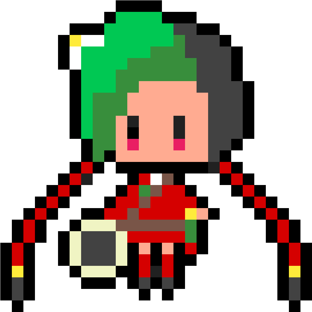 Jinx Chibbi Pixelart - Lol Jinx Pixel Art (1184x1184), Png Download
