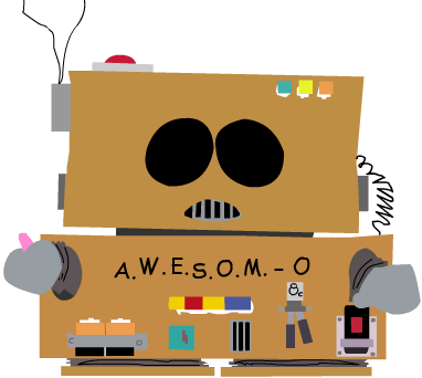 Readme - Md - Awesomo Png (382x342), Png Download