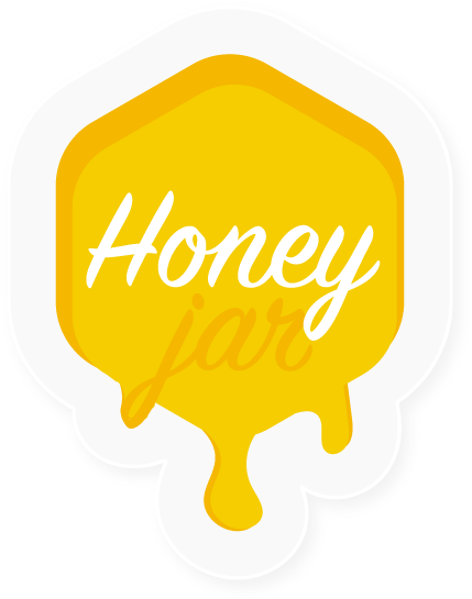 Honey Jar - Illustration (1200x600), Png Download