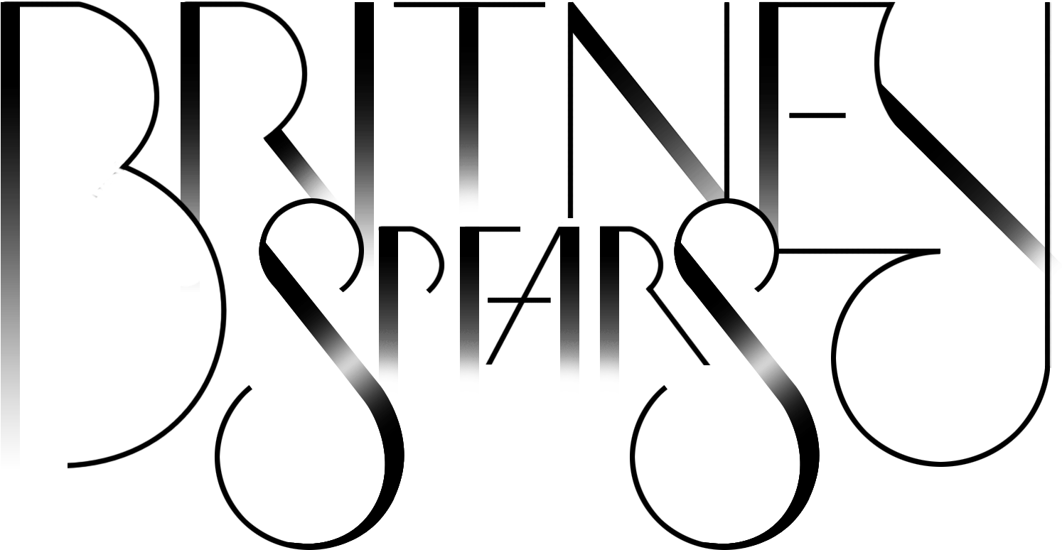 Britney Spears - Britney Spears Texto Png (1505x804), Png Download