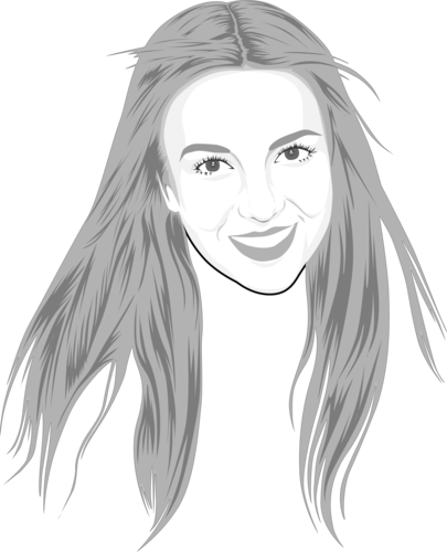 Caricate Of Britney Spears By Thecartoonist - Sketch (405x500), Png Download