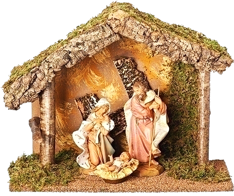 Fontanini Fontanini 7.5 Inch Scale - Wood Stable - (500x500), Png Download