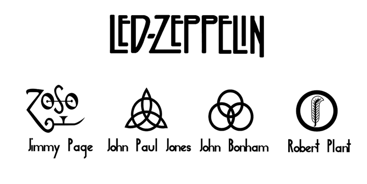 Led Zeppelin A Maior Banda Do Mundo Musica Anos 70 - Led Zeppelin Logo Significado (721x481), Png Download