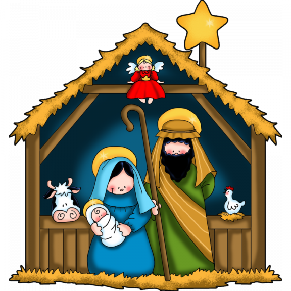 Christmas Belen Clip Art (576x576), Png Download