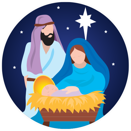Do Not Be Afraid - Car Magnet, Keep Christ In Christmas (500x500), Png Download