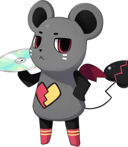 Male - Hyperdimension Neptunia Pirachu (420x480), Png Download