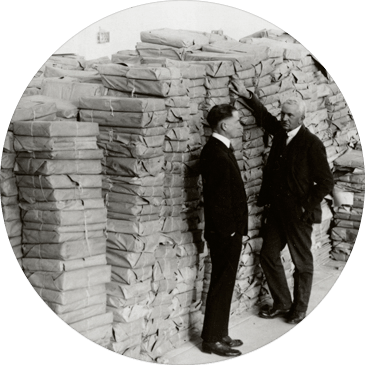 Professor Adams Standing Beside Massive Packages Of - Stanford University (365x365), Png Download