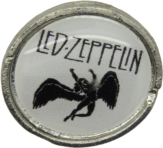 Led Zeppelin Pin - Led Zeppelin (600x600), Png Download
