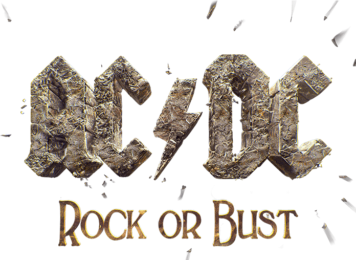 I Am An Ac/dc Fan Going Back To 1987 When I First Discovered - Acdc Logo Rock Or Bust (696x508), Png Download