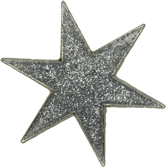 Sold Out Glitter Star Pin, Silver - Lema Del Ejercito Trigarante (600x600), Png Download